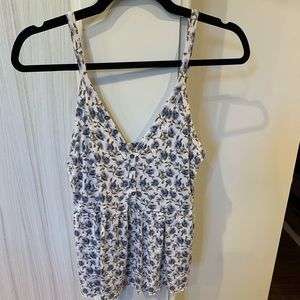 american eagle floral tank top